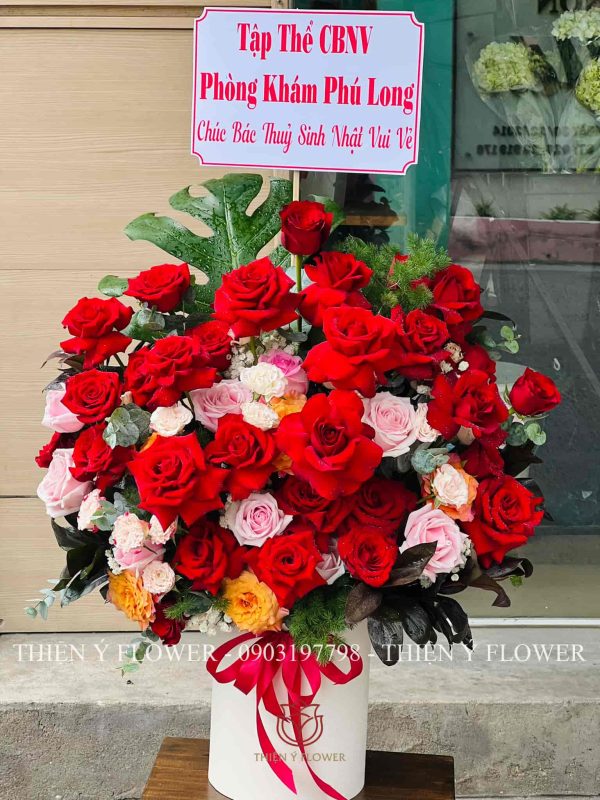 Giỏ Hoa Chúc Mừng 201